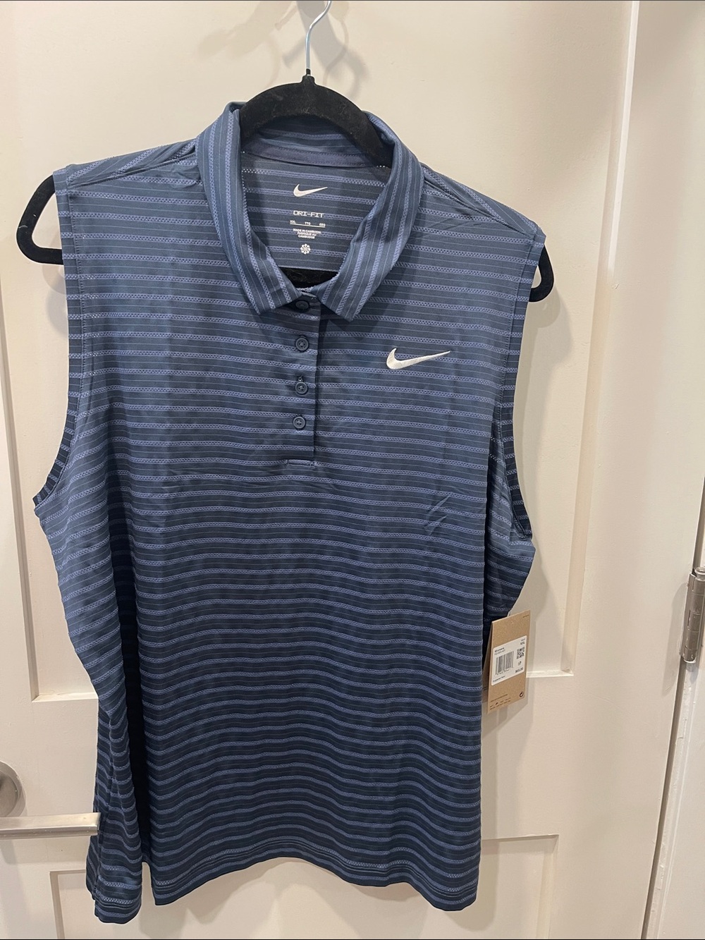 Sleeveless Polo Top